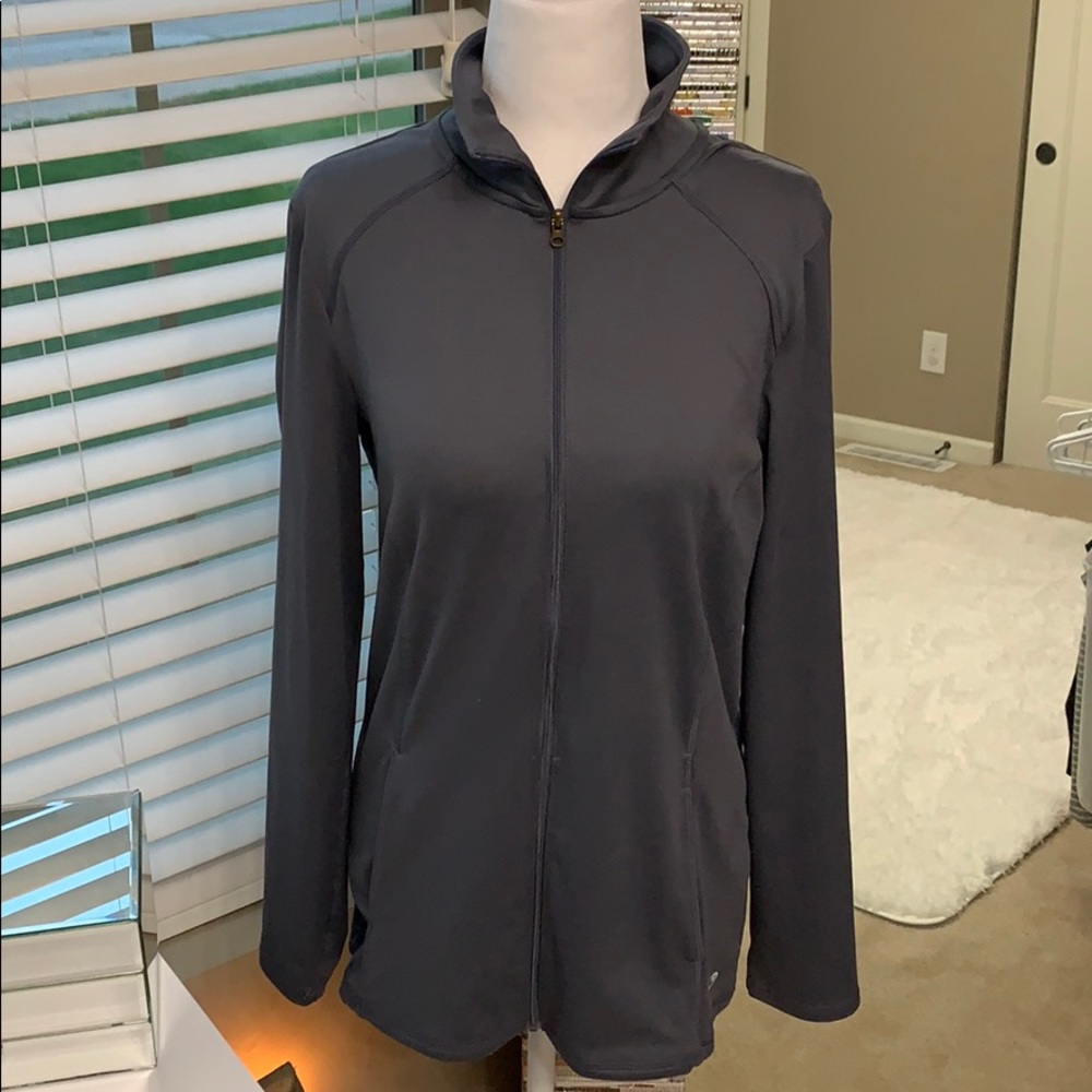 Champion’s Woman’s size medium grey zip up jacket